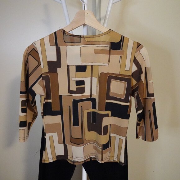 Y2K Vintage Brown Blouse - Picture 4 of 4